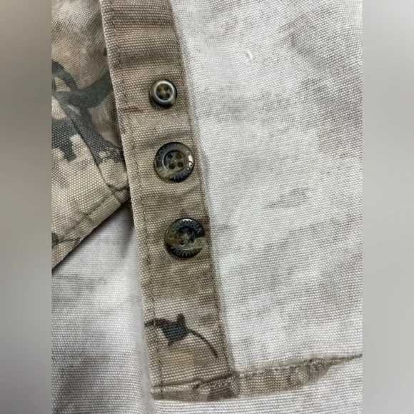 Columbia Men’s XL River Lodge Camo Shirt Hunting Fishing Outdoor Button Up - Picture 11 of 15